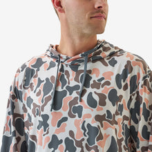 Load image into Gallery viewer, Burlebo Men's Performance Hoodie in Vintage Camo