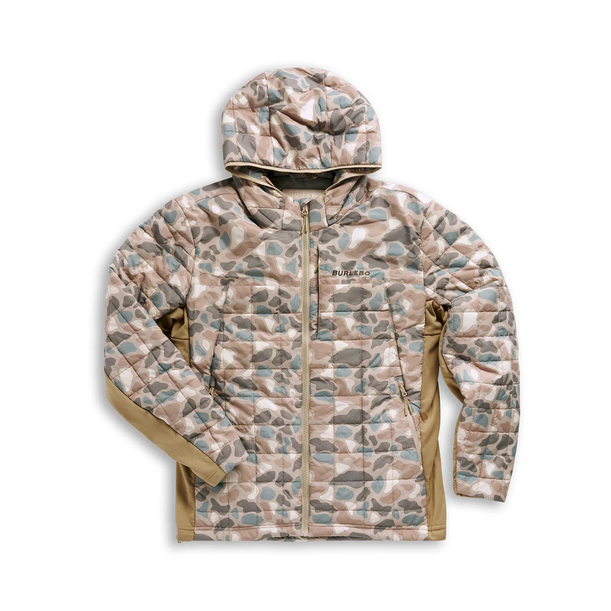 Burlebo Oversized Puffer Jacket in Pintail Camo