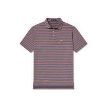 Load image into Gallery viewer, Southern Marsh Maybourne Stripe Polo in Navy &amp; Red