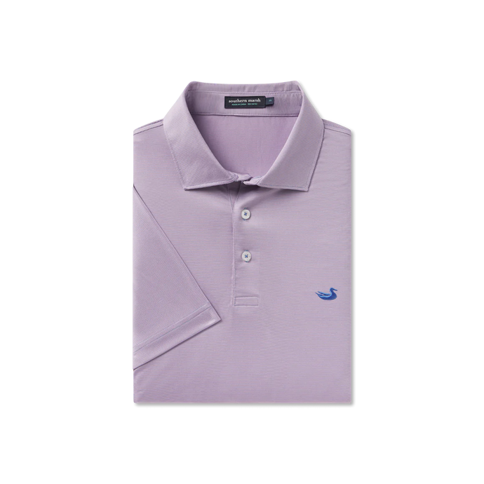 Southern Marsh Bermuda Performance Polo in Lilac