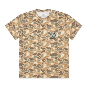 Burlebo Pintail Camo Jumping Trout SS Tee