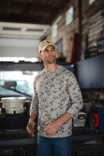 Load image into Gallery viewer, Local Boy Heather Blend LS Crew in Sand Dog &amp; Moon Camo