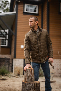 Local Boy Brick Quilted Jacket