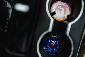Local Girl Original Car Coaster in Pink Localflage