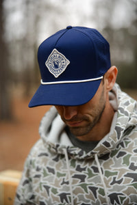Local Boy Diamond Lab Perforated Rope Hat