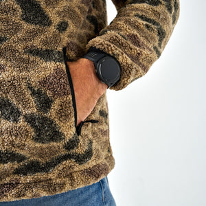 Burlebo Sherpa Full Zip Jacket in Rocky Mountain Camo