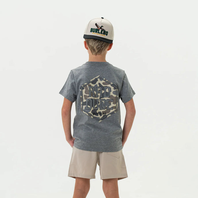 Burlebo Youth Rad Dude Deer Camo SS Tee