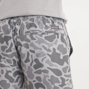 Southern Marsh Men's La Costa Lined Swim Trunks Light Gray Camo