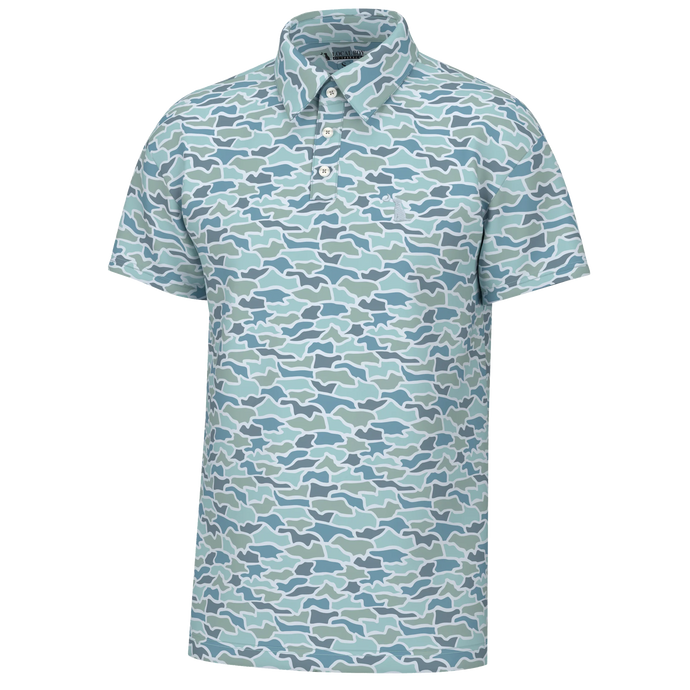 Local Boy Dirty Myrtle Polo in Cool Oak Camo