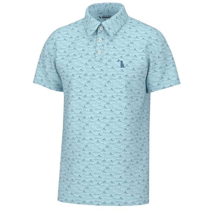 Local Boy Youth Dirty Myrtle Polo in Saltwater