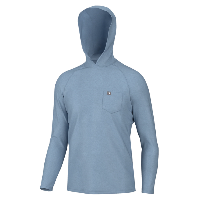 Local Boy Heather Blend Hoodie in Sky Blue