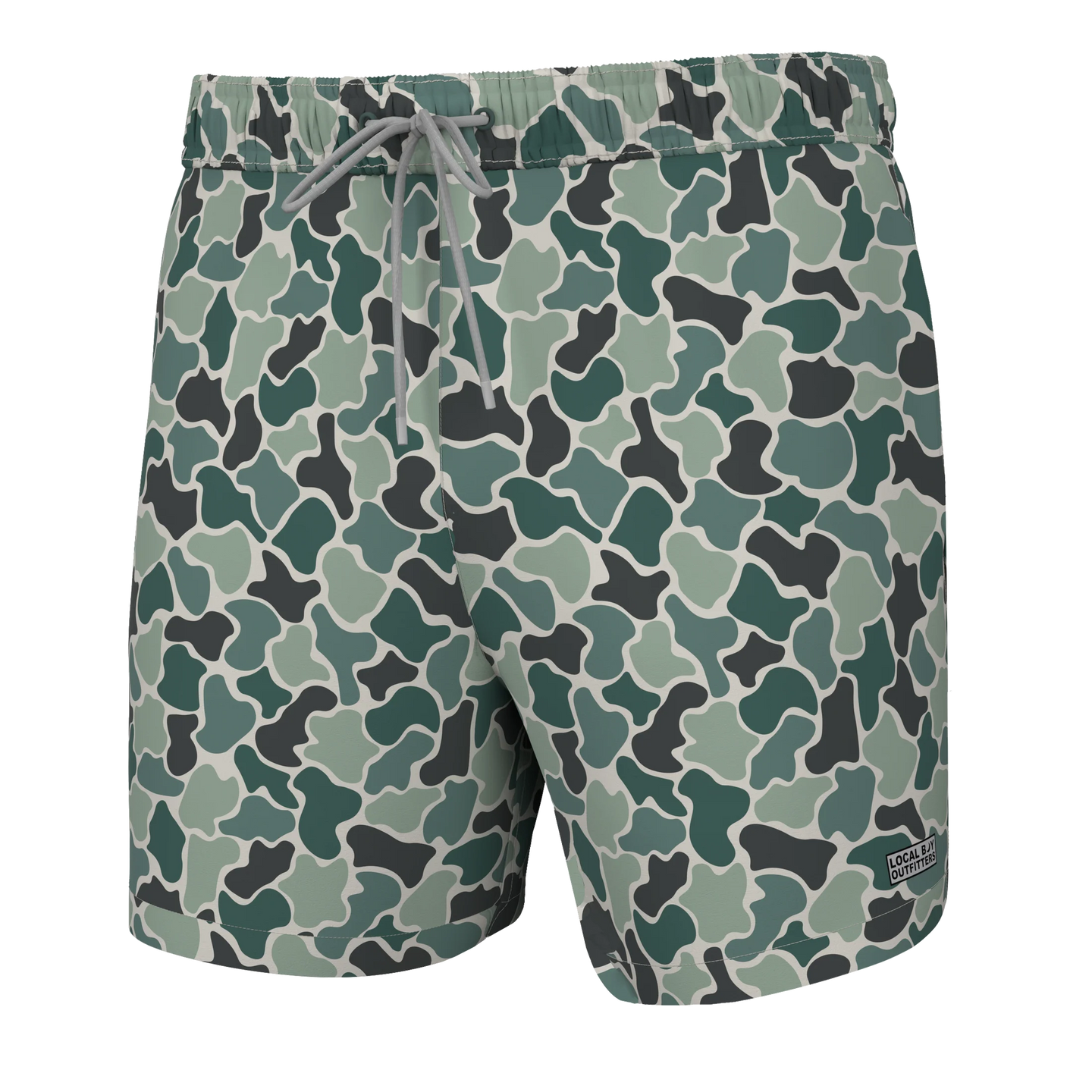 Local Boy Bayview Swim Trunks in Ravine Camo
