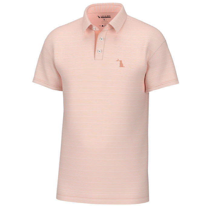 Local Boy Youth Palms Polo in Peach