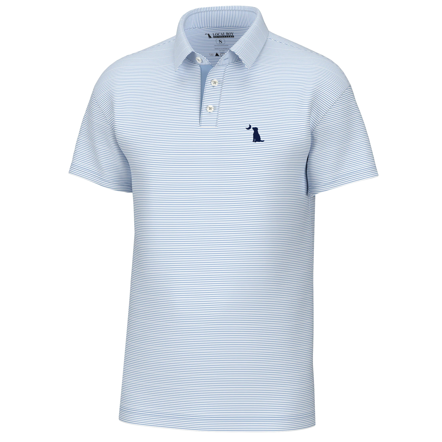 Local Boy Youth Palms Polo in Violet Blue