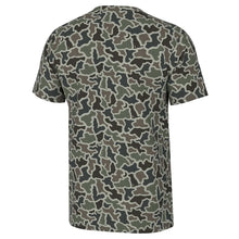 Load image into Gallery viewer, Local Boy Heather Blend SS Crew in Dog &amp; Moon Camo