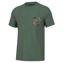 Load image into Gallery viewer, Local Boy Heather Blend SS Crew in Pine