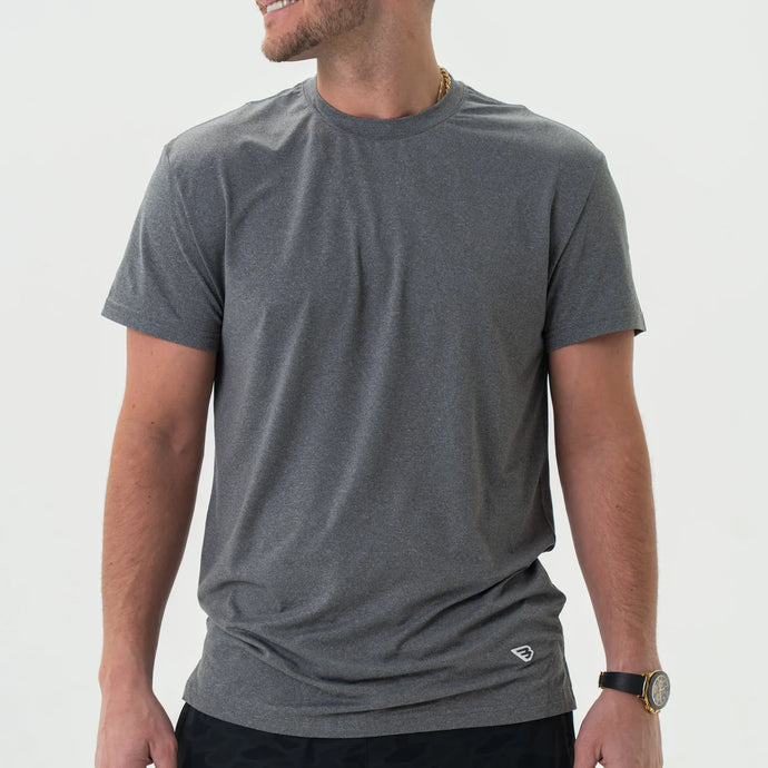 Burlebo Go To SS Tee in Smoke Grey