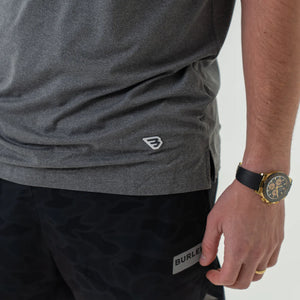 Burlebo Go To SS Tee in Smoke Grey
