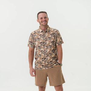 Burlebo Performance Polo in Pintail Camo