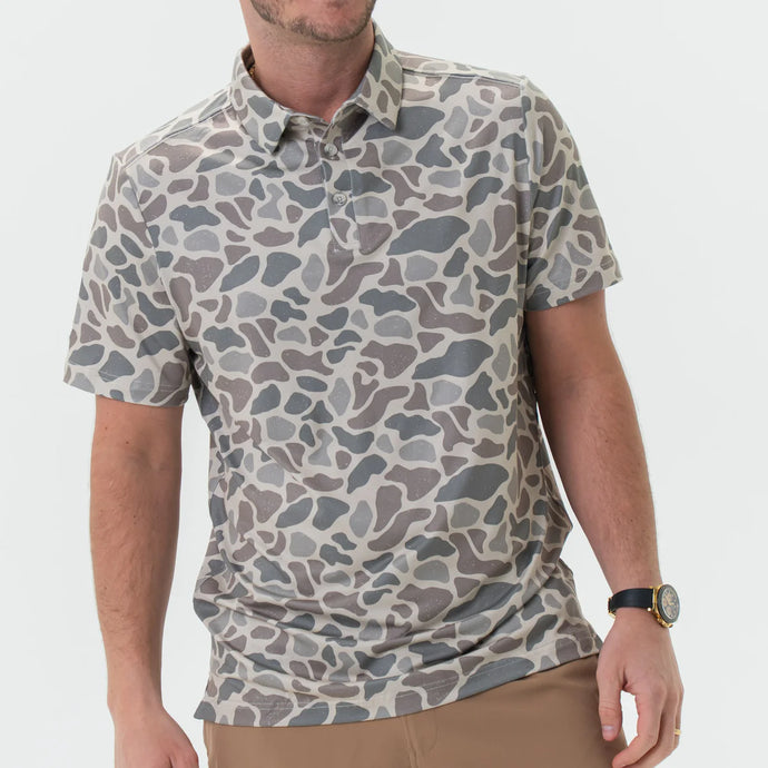 Burlebo Performance Polo in Classic Deer Camo