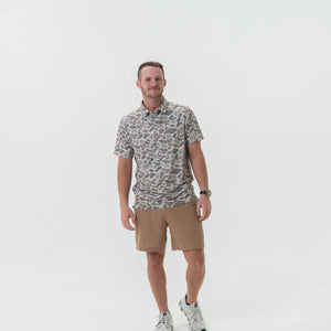 Burlebo Performance Polo in Classic Deer Camo