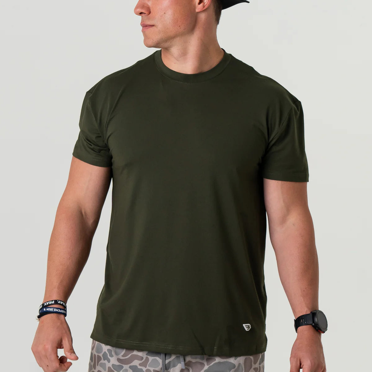 Burlebo Go To SS Tee in Mallard Green