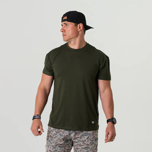 Burlebo Go To SS Tee in Mallard Green