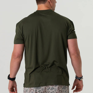 Burlebo Go To SS Tee in Mallard Green