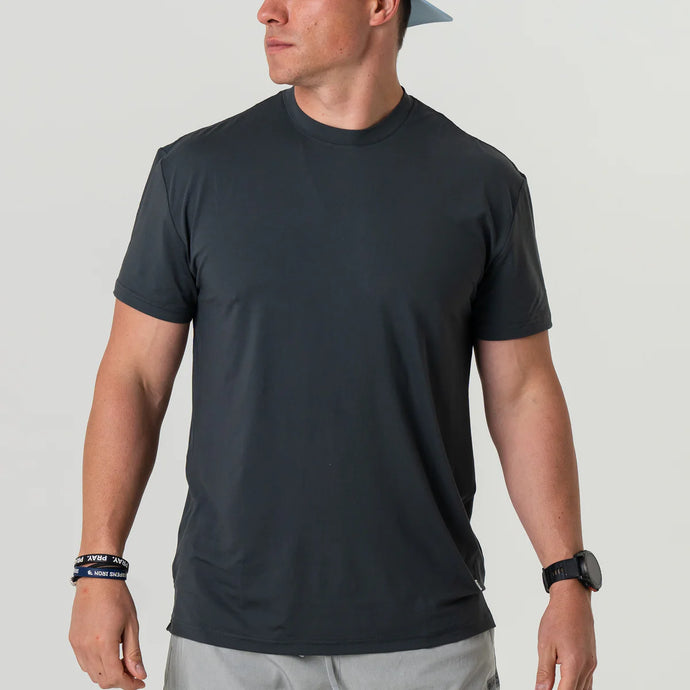 Burlebo Go To SS Tee in Gun Metal Grey