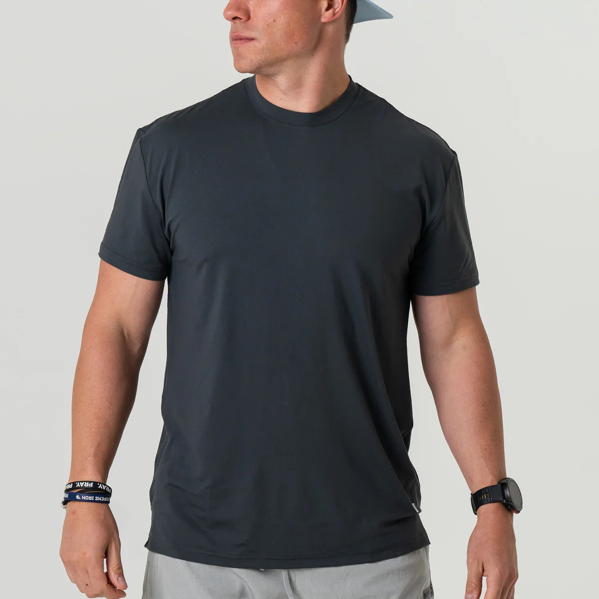 Burlebo Go To SS Tee in Gun Metal Grey