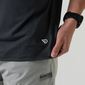 Burlebo Go To SS Tee in Gun Metal Grey