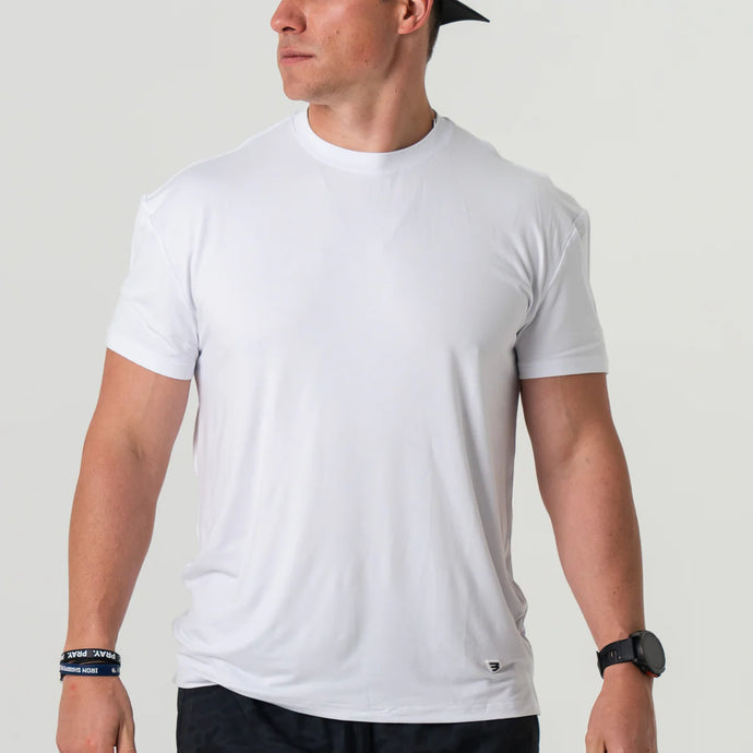Burlebo Go To SS Tee in Classic White