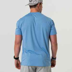 Burlebo Go To SS Tee in Steel Blue