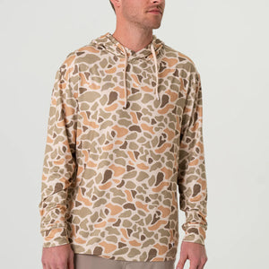Burlebo Men's Performance Hoodie in Venado Camo