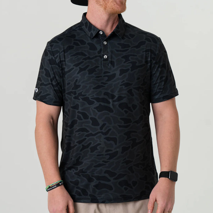 Burlebo Performance Polo in Black Camo