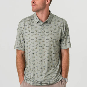 Burlebo Performance Polo in Flying Ducks