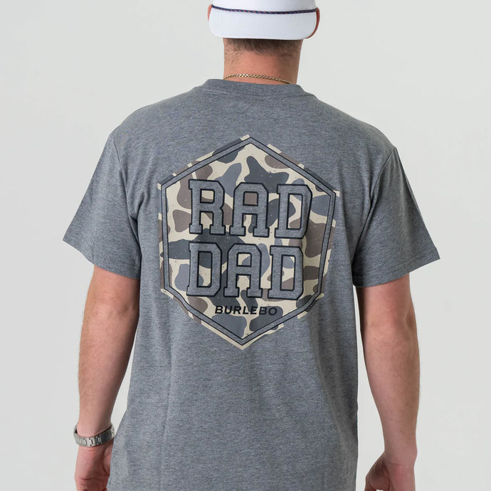 Burlebo Rad Dad Deer Camo SS Tee