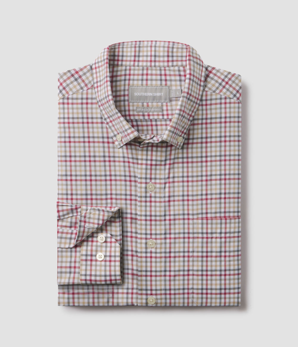 Southern Shirt Co. Samford Check in Spice