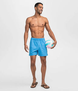 Southern Shirt Co. Men's Sand To Surf Volley Shorts in Azure