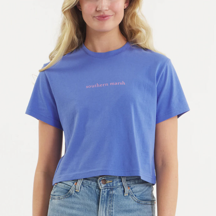 Southern Marsh Women's Southern Classics Comfort Tee in Dark Bluebonnet