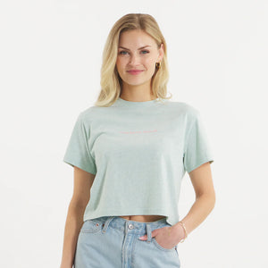 Southern Marsh Women's Southern Classics Comfort Tee in Washed Honeydew