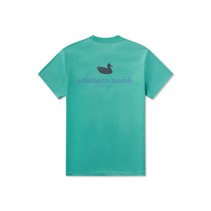 Southern Marsh Seawash Authentic SS Tee in Kelly Green