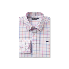 Load image into Gallery viewer, Southern Marsh Chateau Windowpane Dress Shirt