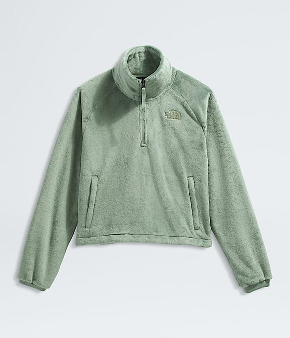 The North Face Women's Osito 1/4 Zip Jacket in Slate Moss