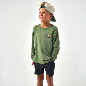 Burlebo Youth Ducks Flying In LS Tee