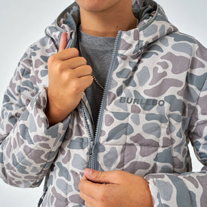 Burlebo Toddler Puffer Jacket in Classic Deer Camo