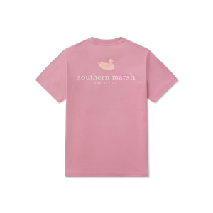 Southern Marsh Youth Authentic SS Tee in Cherry Blossom