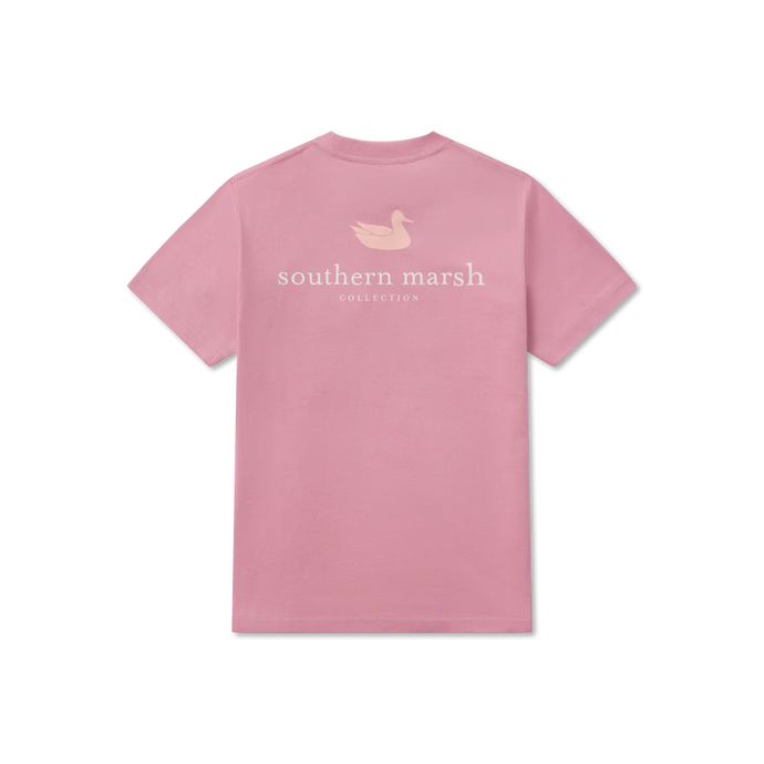 Southern Marsh Youth Authentic SS Tee in Cherry Blossom