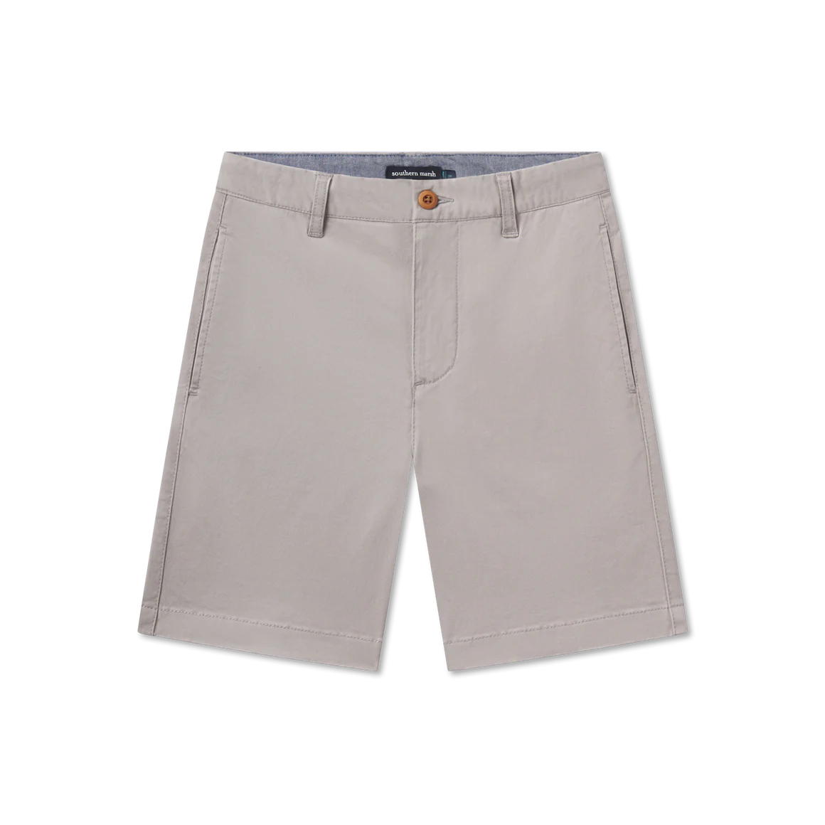 Southern Marsh Youth Regatta Stretch Short in Light Gray