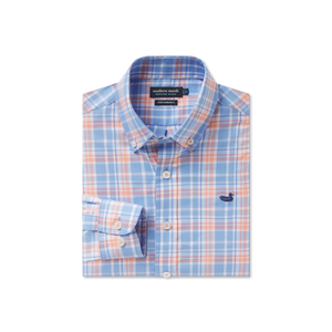 Southern Marsh Youth Grainger Performance Plaid Dress Shirt